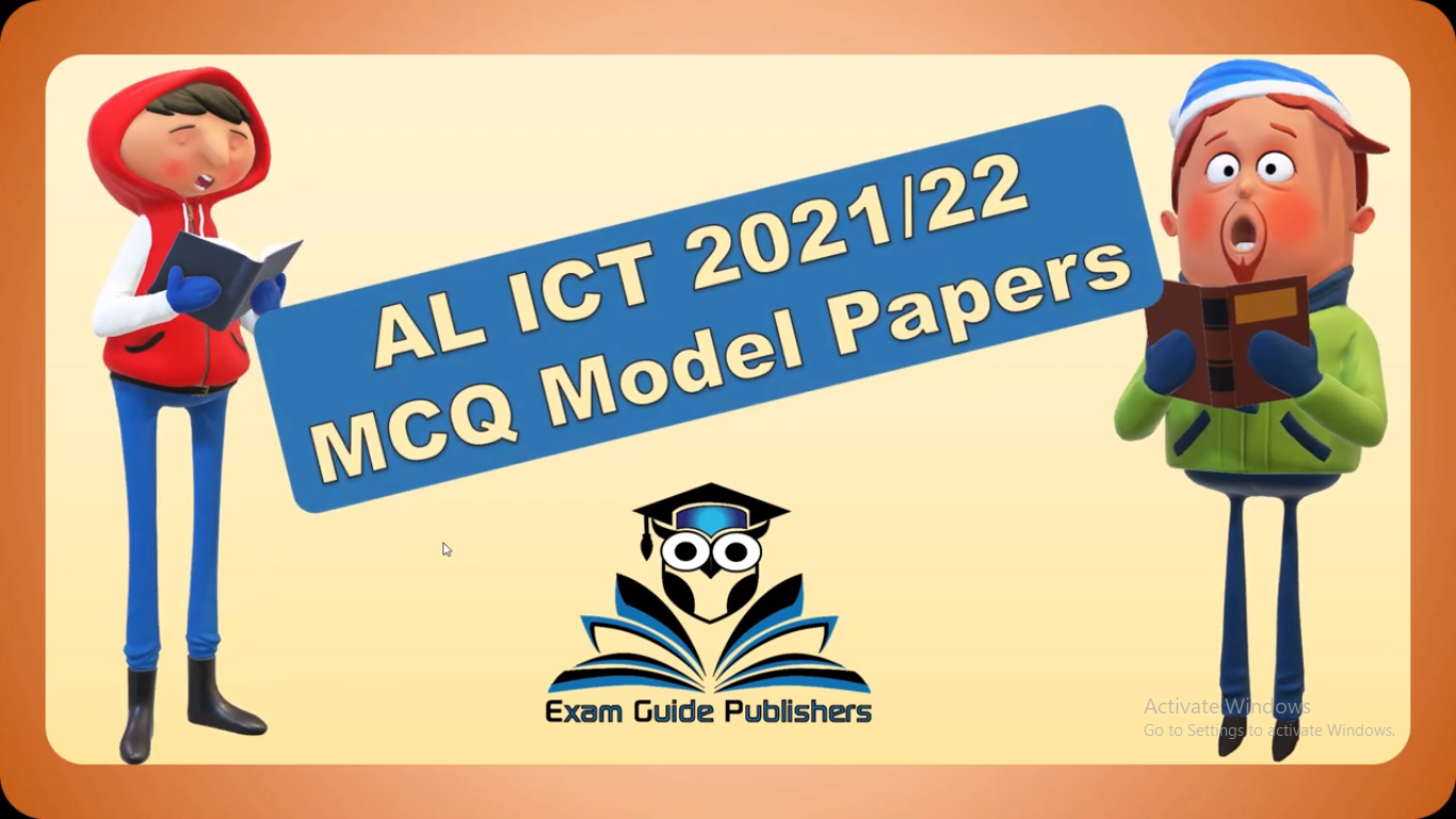 The Model Papers to get an “A” for “AL ICT